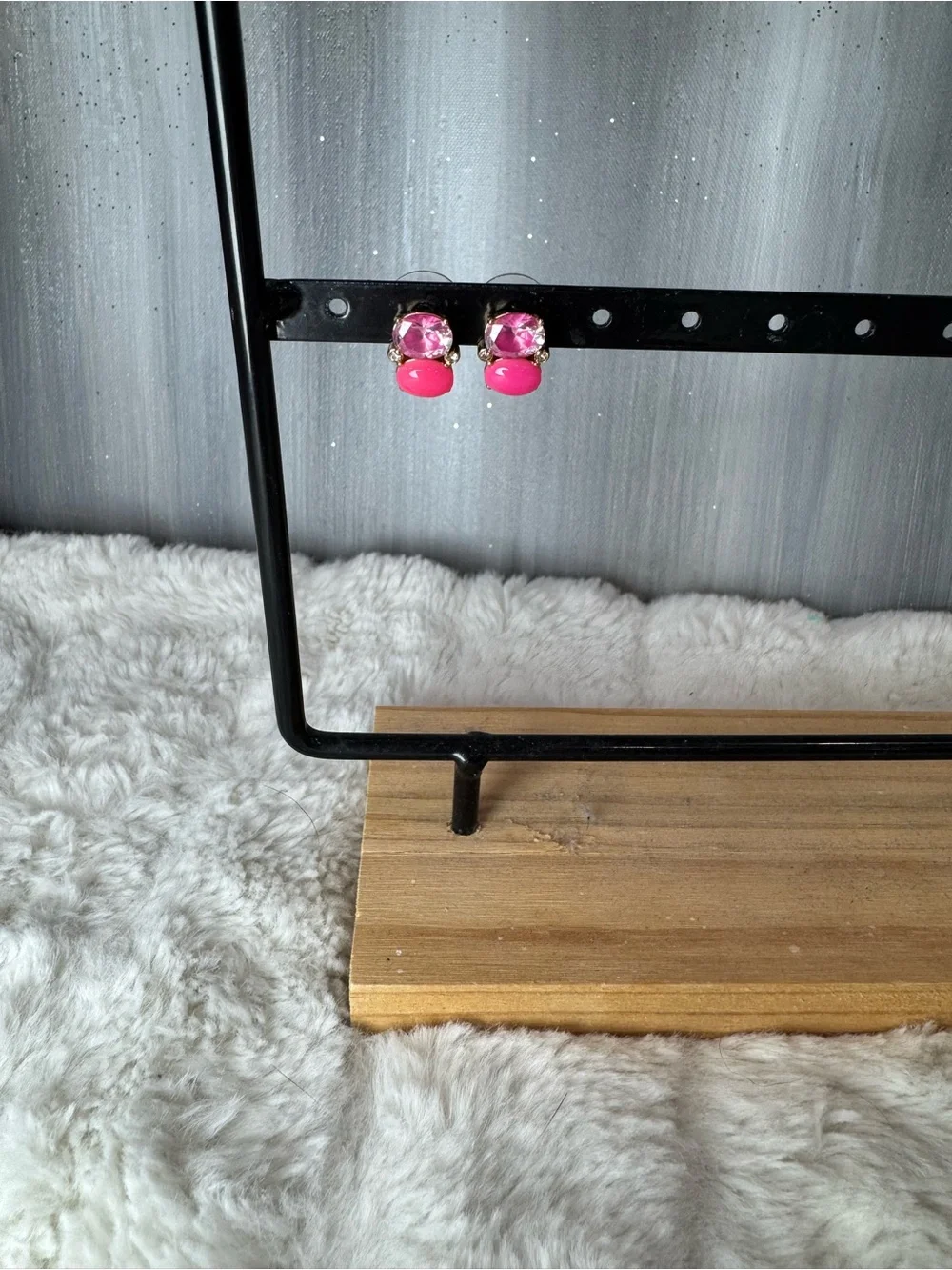 Kate Spade Shine On Pink Crystal Stud